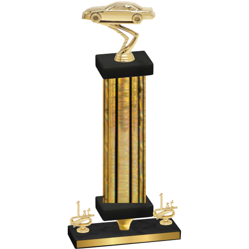 Premium Single Gold Glacier First Place Cars Trophy
