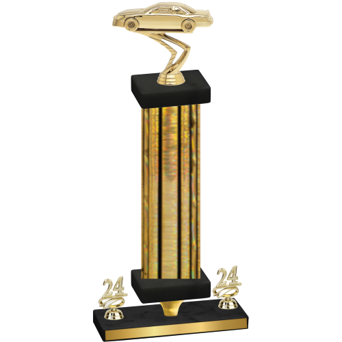 Premium Single Gold Glacier Year Cars Trophy
