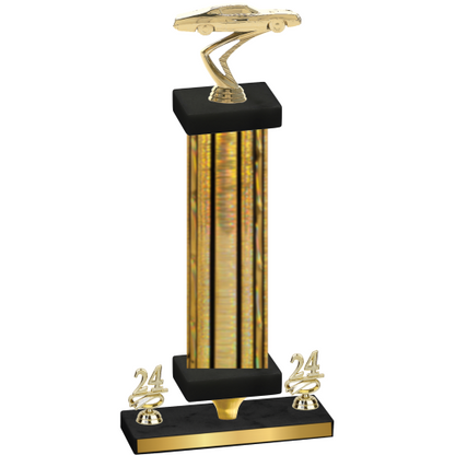 Premium Single Gold Glacier Year Cars Trophy