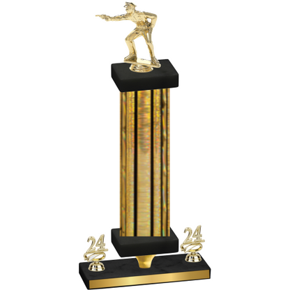 Premium Single Gold Glacier Year Shooter Trophy
