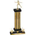 Premium Single Gold Glacier First Place Skater Trophy