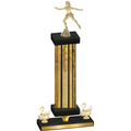Premium Single Gold Glacier Second Place Skater Trophy