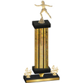 Premium Single Gold Glacier Fourth Place Skater Trophy
