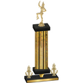 Premium Single Gold Glacier Victory Majorette Trophy