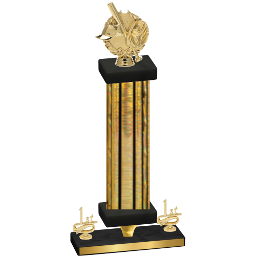 Premium Single Gold Glacier First Place Baseball Trophy