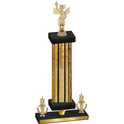 Premium Single Gold Glacier Victory Academics Trophy