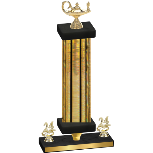 Premium Single Gold Glacier Year Academics Trophy