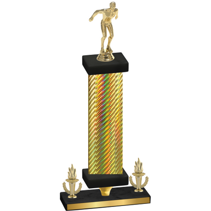 Premium Single Gold Carbon Fiber Victory Swimming Trophy