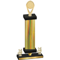 Premium Single Gold Carbon Fiber Year Insert Trophy