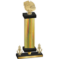 Premium Single Gold Carbon Fiber Victory Basketball Trophy