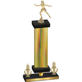 Premium Single Gold Carbon Fiber Victory Skater Trophy