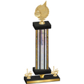 Premium Single Silver Glacier First Place Volleyball Trophy