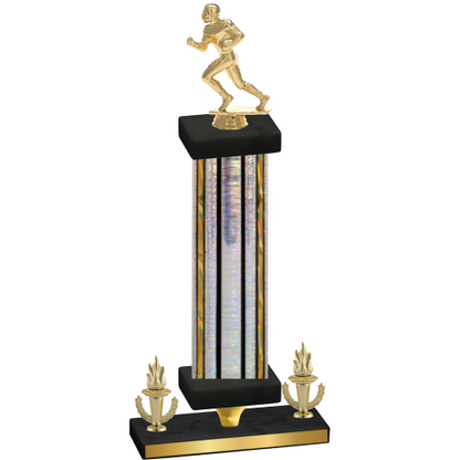 Premium Single Silver Glacier Victory Football Trophy