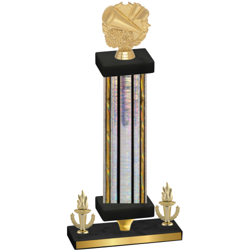 Premium Single Silver Glacier Victory Cheerleading Trophy