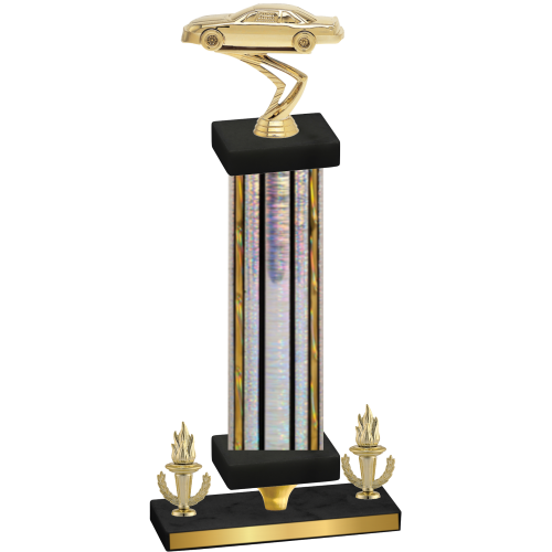 Premium Single Silver Glacier Victory Cars Trophy