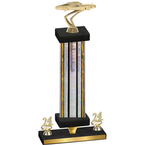 Premium Single Silver Glacier Year Cars Trophy