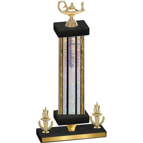 Premium Single Silver Glacier Victory Academics Trophy