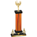 Premium Single Orange Carbon Fiber Victory Victory Trophy