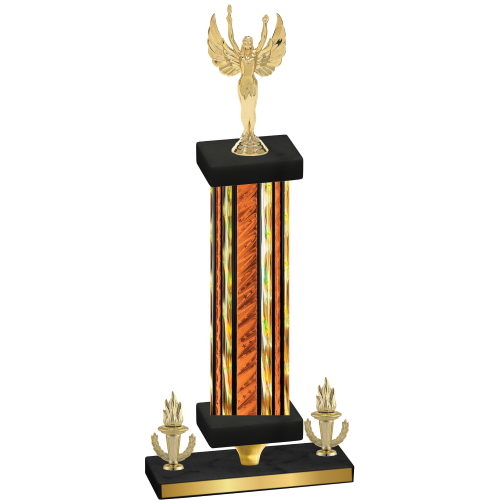 Premium Single Orange Glacier Victory Victory Trophy