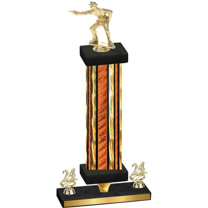 Premium Single Orange Glacier Year Shooter Trophy