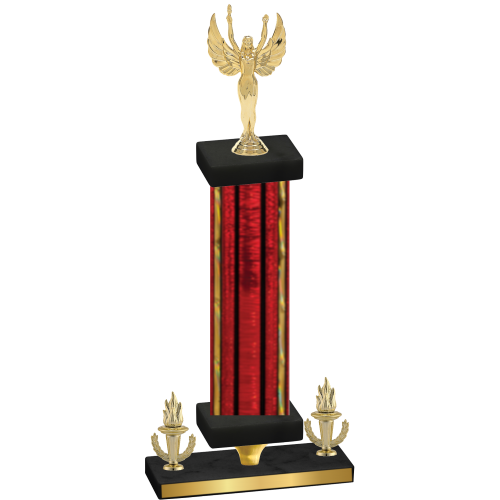 Premium Single Red Glacier Victory Victory Trophy