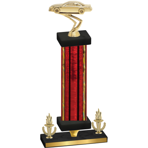 Premium Single Red Glacier Victory Cars Trophy