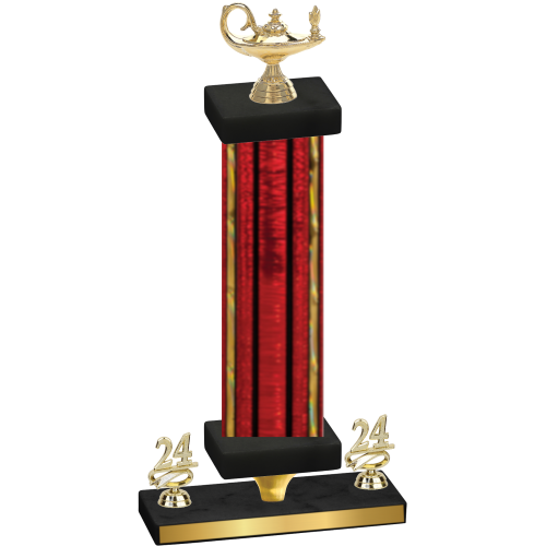 Premium Single Red Glacier Year Academics Trophy