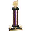 Premium Single Purple Glacier Second Place Swimming Trophy