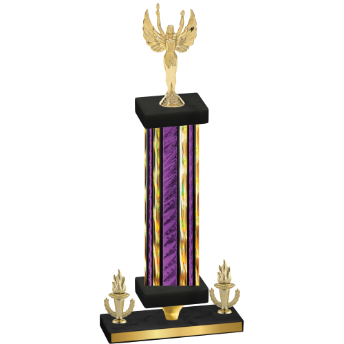 Premium Single Purple Glacier Victory Victory Trophy