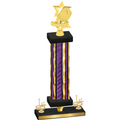 Premium Single Purple Glacier First Place Pickleball Trophy