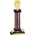 Premium Single Purple Glacier First Place Pickleball Trophy