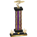 Premium Single Purple Glacier Fourth Place Cars Trophy