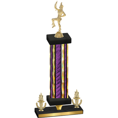 Premium Single Purple Glacier Victory Majorette Trophy