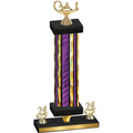 Premium Single Purple Glacier Year Academics Trophy