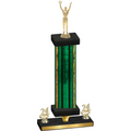 Premium Single Green Glacier Year Victory Trophy
