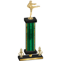 Premium Single Green Glacier Victory Karate Trophy