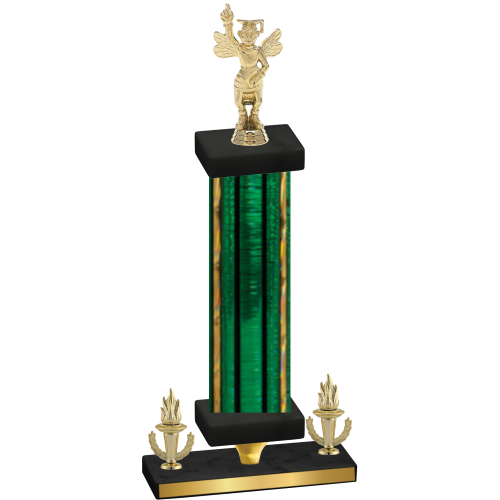 Premium Single Green Glacier Victory Academics Trophy
