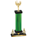 Premium Single Green Carbon Fiber Victory Victory Trophy