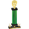 Premium Single Green Carbon Fiber Third Place Pickleball Trophy