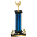 Premium Single Blue Glacier Victory Victory Trophy