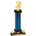 Premium Single Blue Glacier First Place Pickleball Trophy