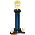 Premium Single Blue Glacier Second Place Pickleball Trophy