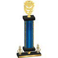 Premium Single Blue Glacier Victory Pickleball Trophy