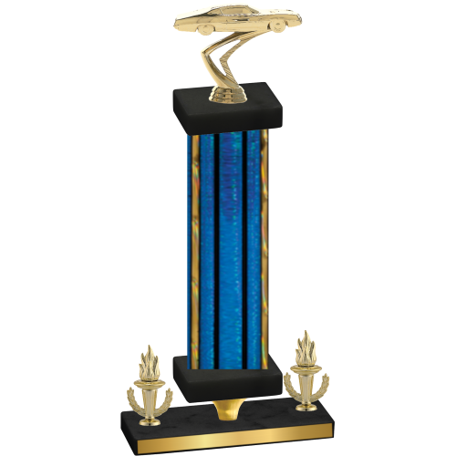 Premium Single Blue Glacier Victory Cars Trophy