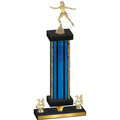 Premium Single Blue Glacier Year Skater Trophy