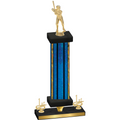 Premium Single Blue Glacier First Place Baseball Trophy