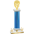 Premium Single Blue Carbon Fiber Second Place Pickleball Trophy