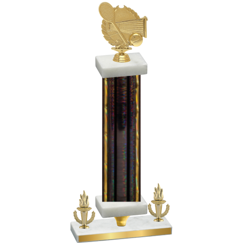 Premium Single Black Glacier Victory Tennis Trophy