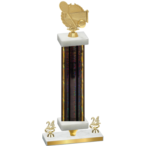 Premium Single Black Glacier Year Tennis Trophy