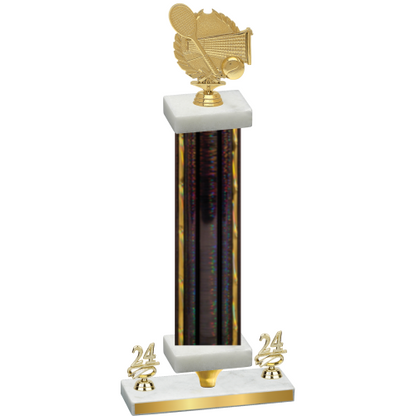 Premium Single Black Glacier Year Tennis Trophy